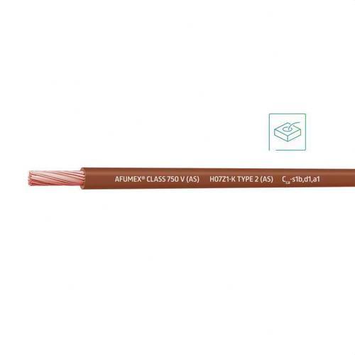 CABLE AFUMEX CLASS 750V(AS)H07Z1-K TYPE 2(AS)1x6 MR(SE SUMINISTRA CJ.100m)