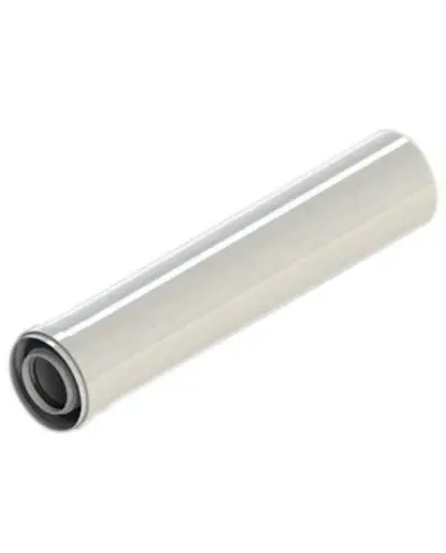 [610-1000MHP15] TUBO D.60/100 × 1000 MM M/H PPs/ACERO LACADO BLANCO