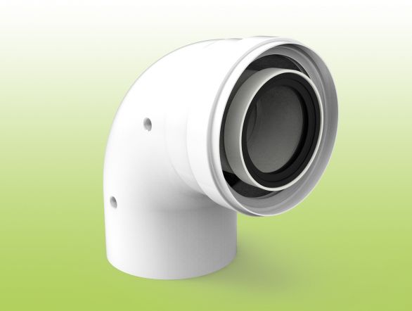 [610-90MHP15] CODO D.60/100 90° M/H EN POLIPROPILENO