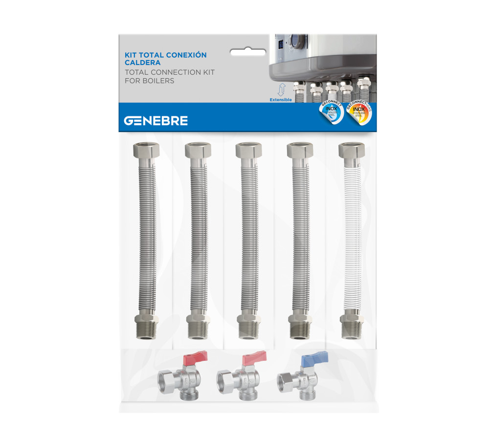 [K3771 00] KIT TOTAL CONEXIÓN CALDERA CON LLAVES