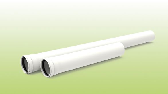 TUBO Ø80 × 500 MM M/H PP