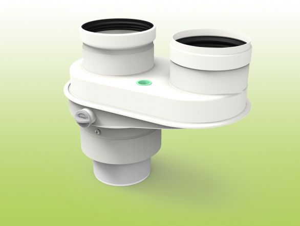 ADAPTADOR BIFLUJO INTERGAS Y ACV