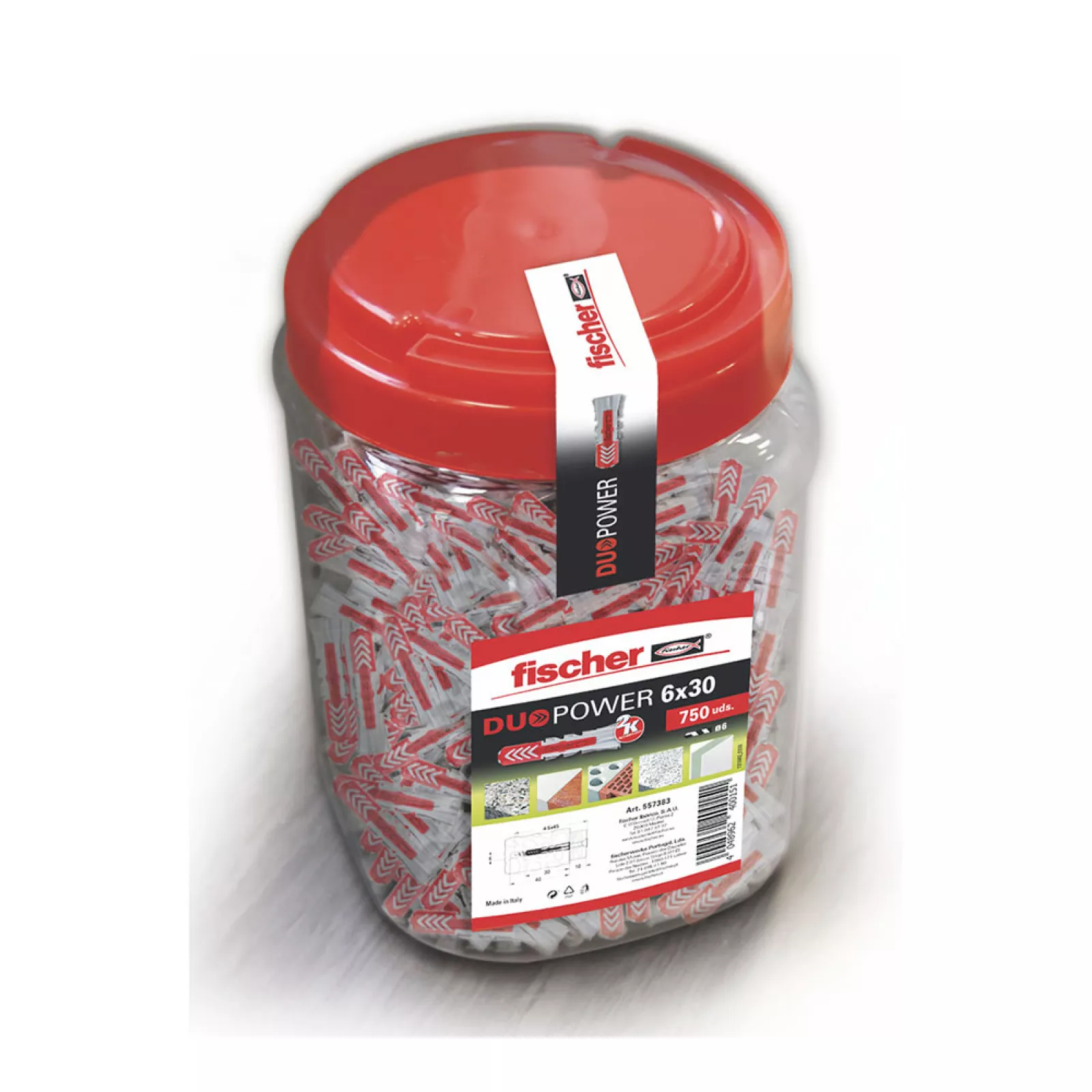 [96386] TACO FISCHER DUOPOWER 6 × 30 MM BOTE DE 750 UNIDADES