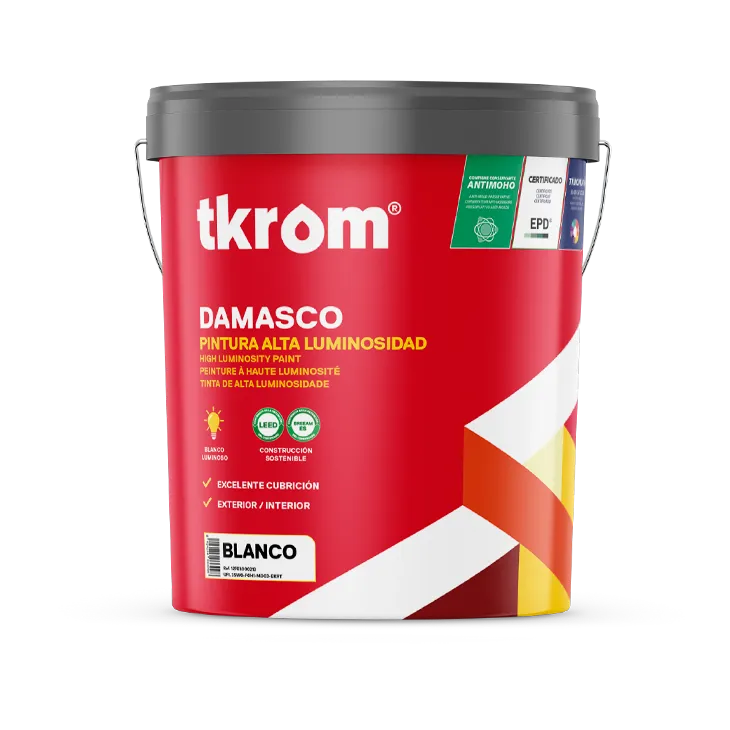 PINTURA DAMASCO CLÁSICO BLANCO 1 L